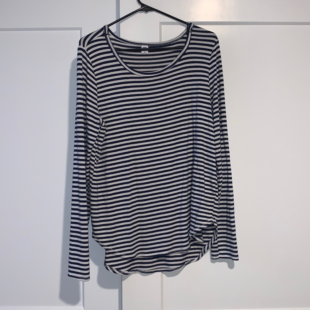 Long sleeve stripped shirt
